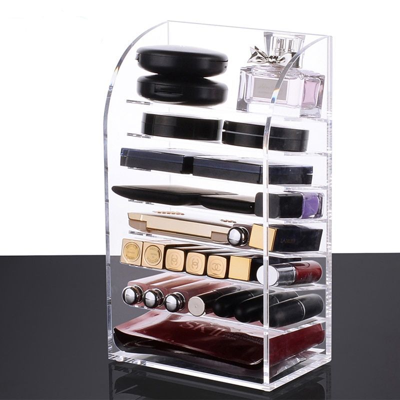 RANGEMENT DE MAQUILLAGE EN ACRYLIQUE TRANSPARENT