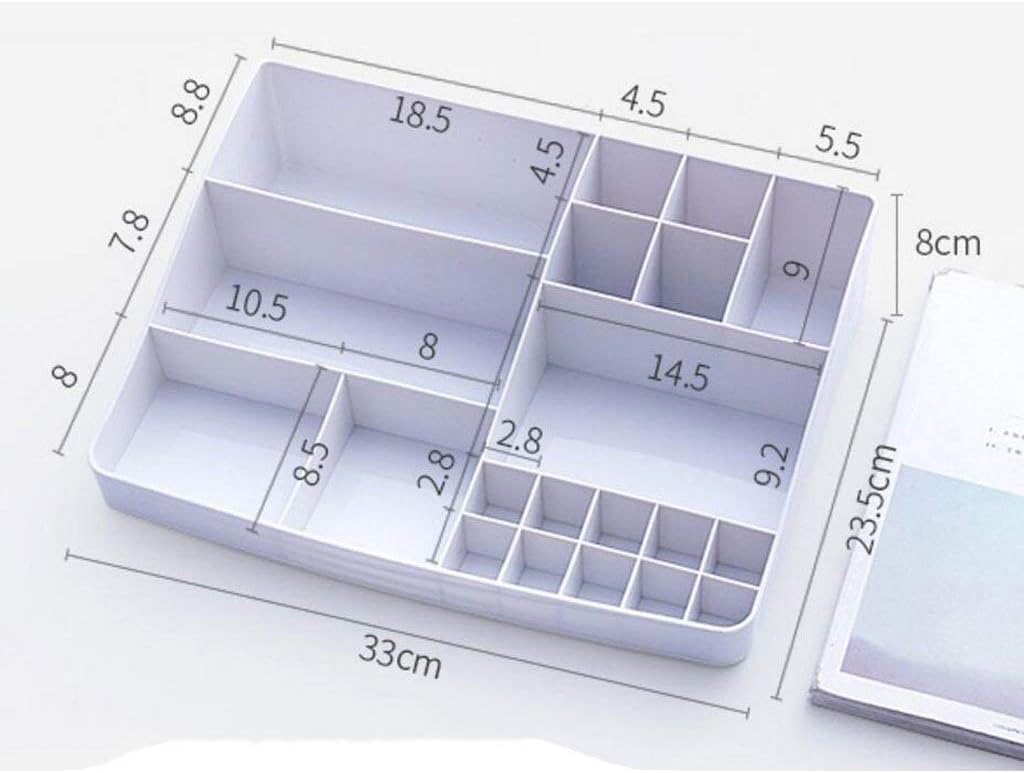ORGANISATEUR COSMÉTIQUE BLANC