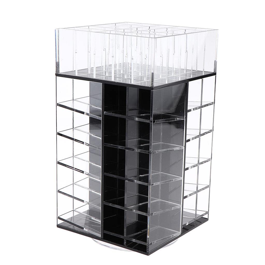 RANGEMENT DE MAQUILLAGE ACRYLIQUE ROTATIF