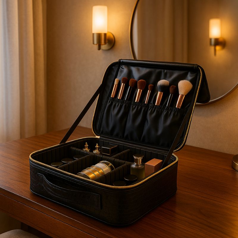 Petite trousse de maquillage chic