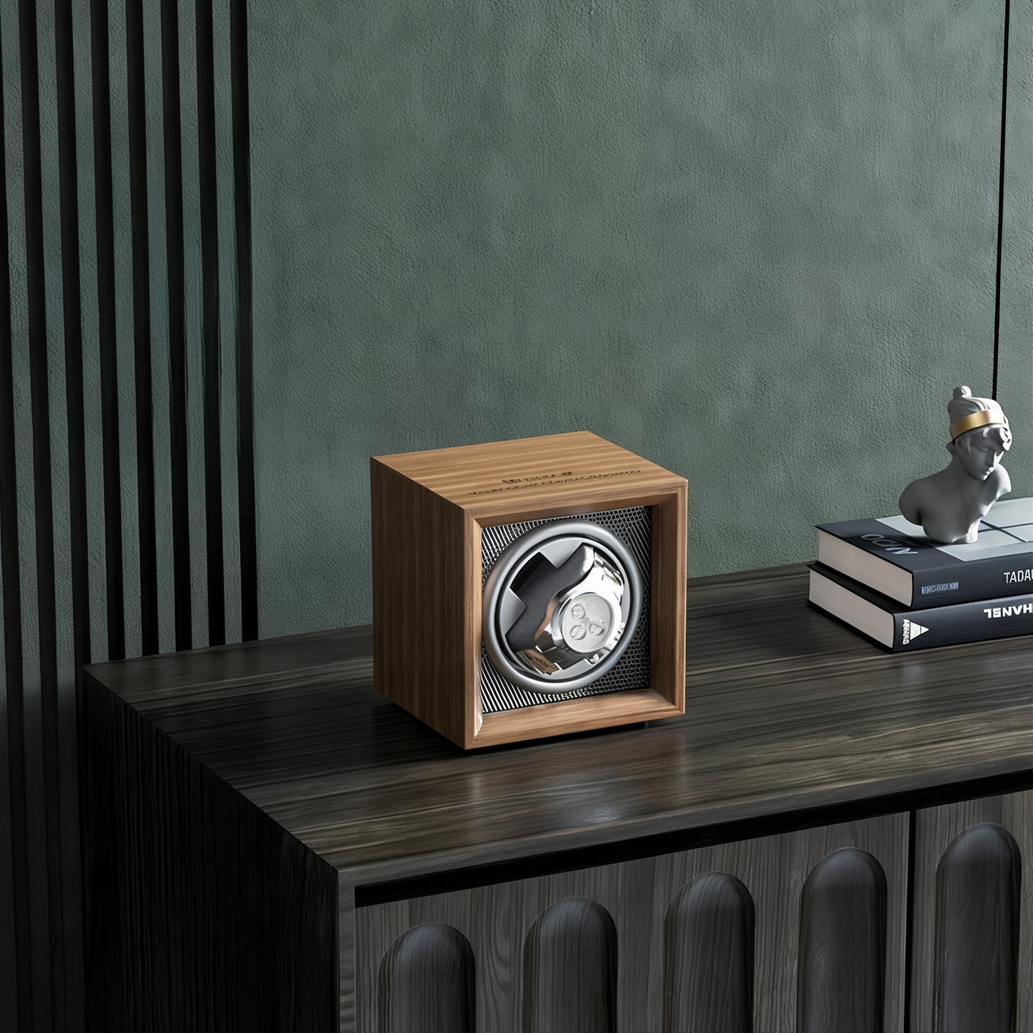 Remontoir montre automatique bois