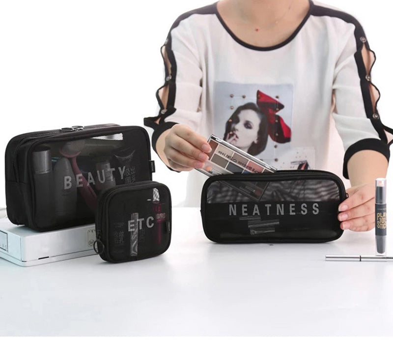 TROUSSE DE MAQUILLAGE DESIGN TRANSPARENTE