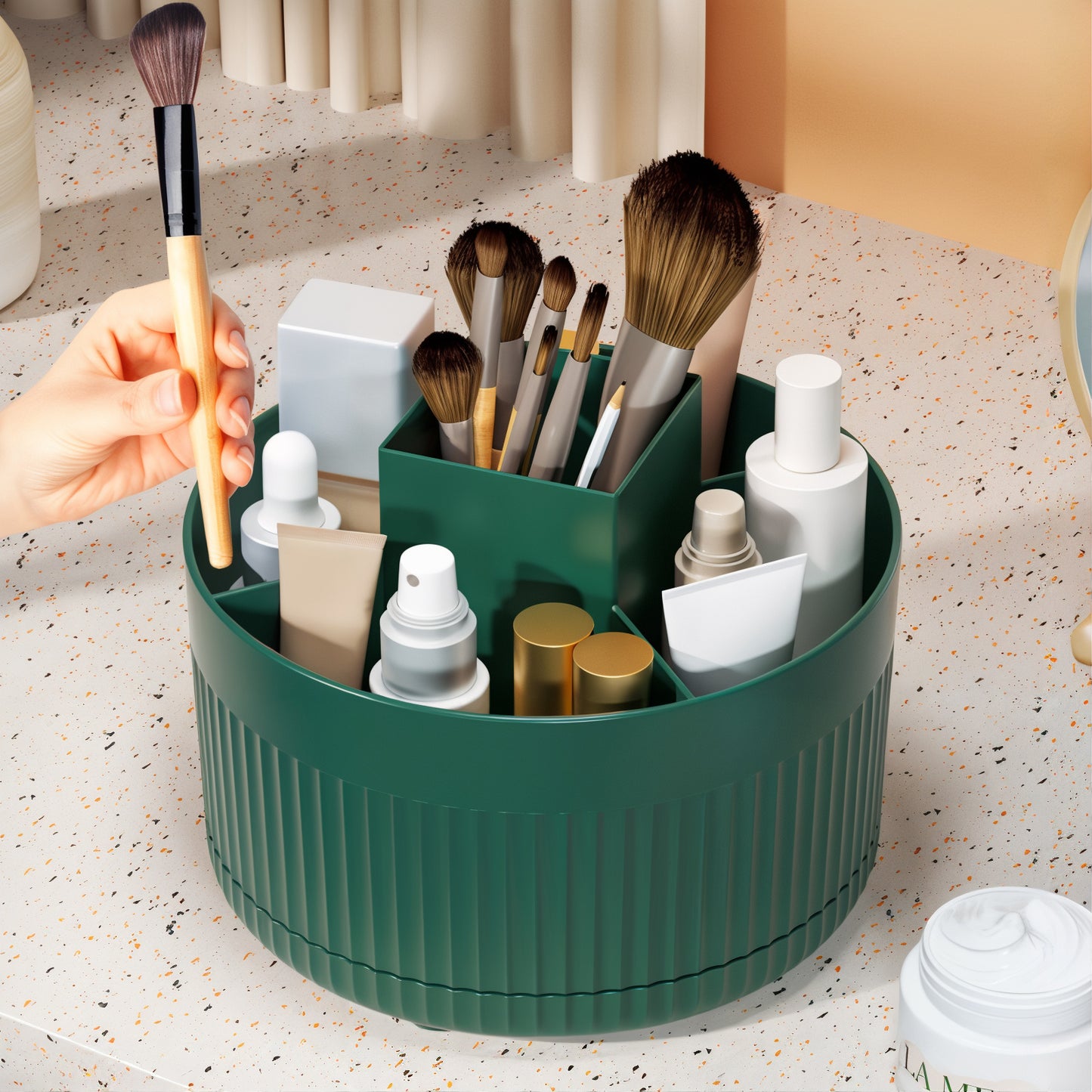 Organisateur de Maquillage Rond