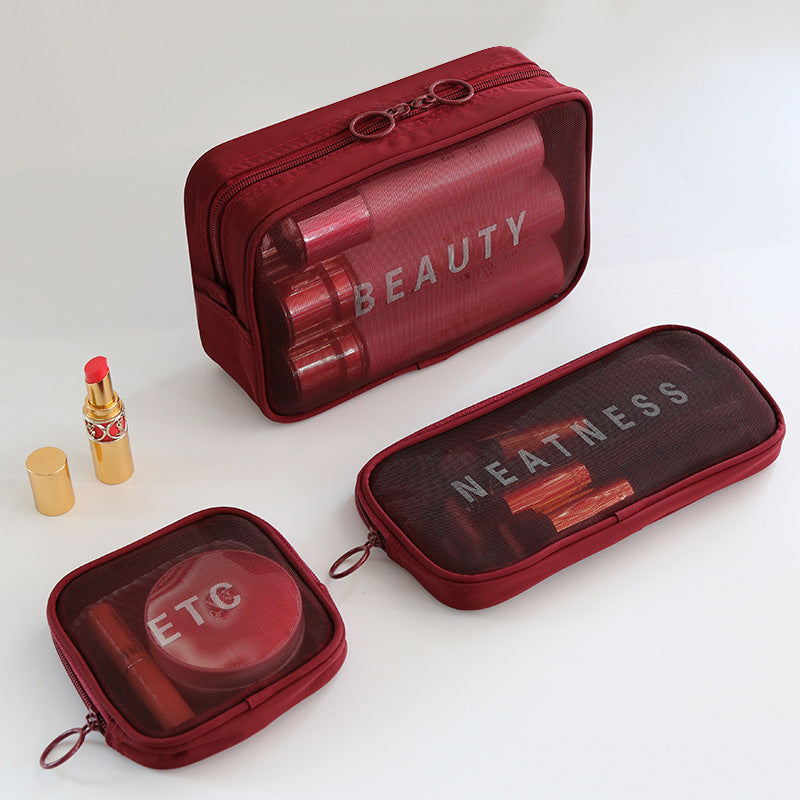 TROUSSE DE MAQUILLAGE DESIGN TRANSPARENTE