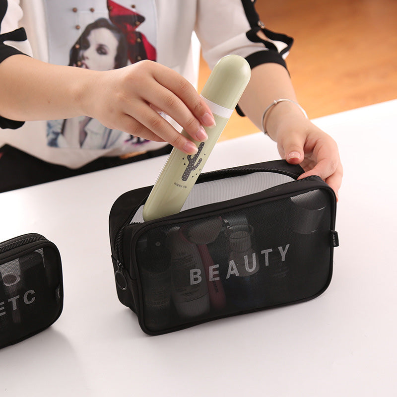 TROUSSE DE MAQUILLAGE DESIGN TRANSPARENTE