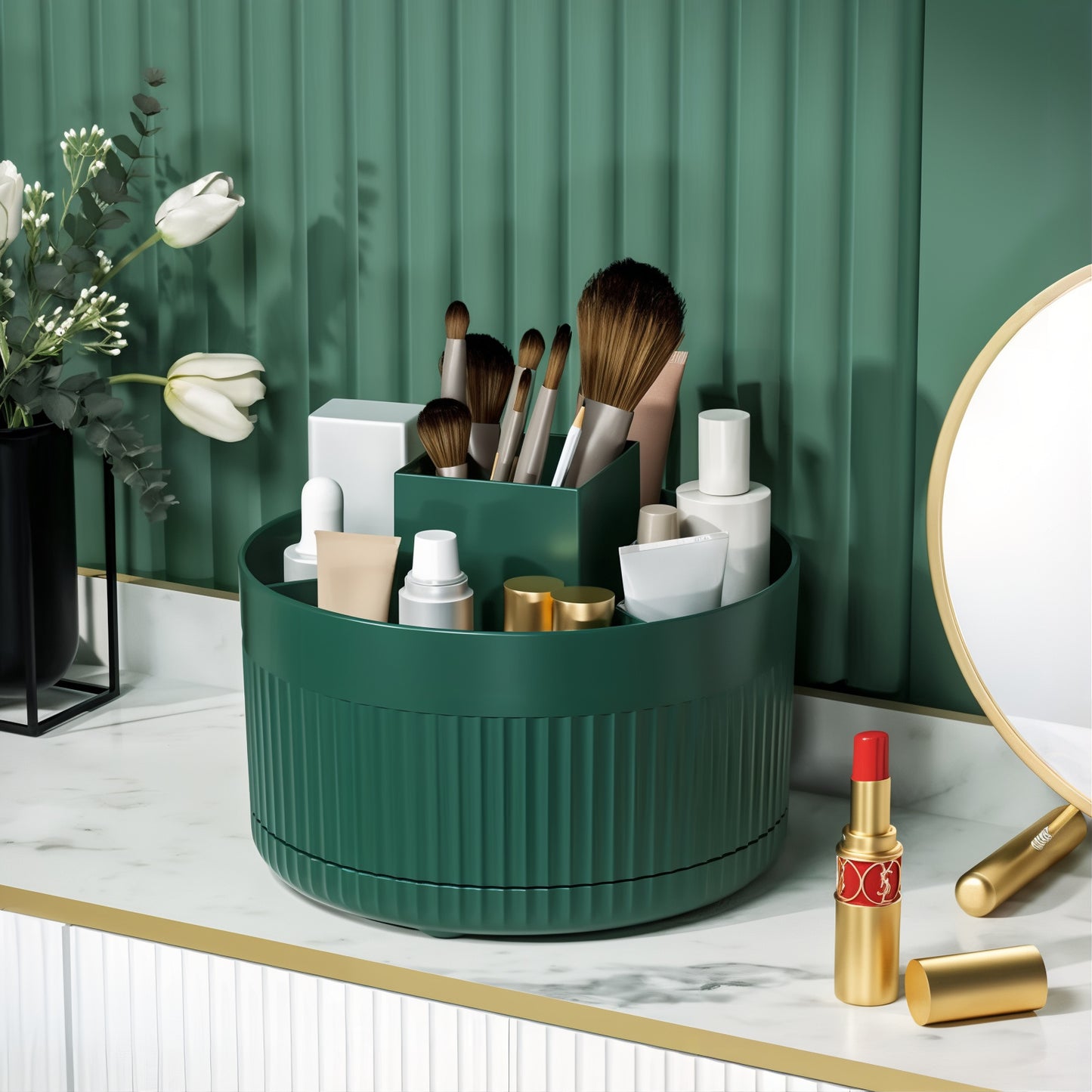 Organisateur de Maquillage Rond