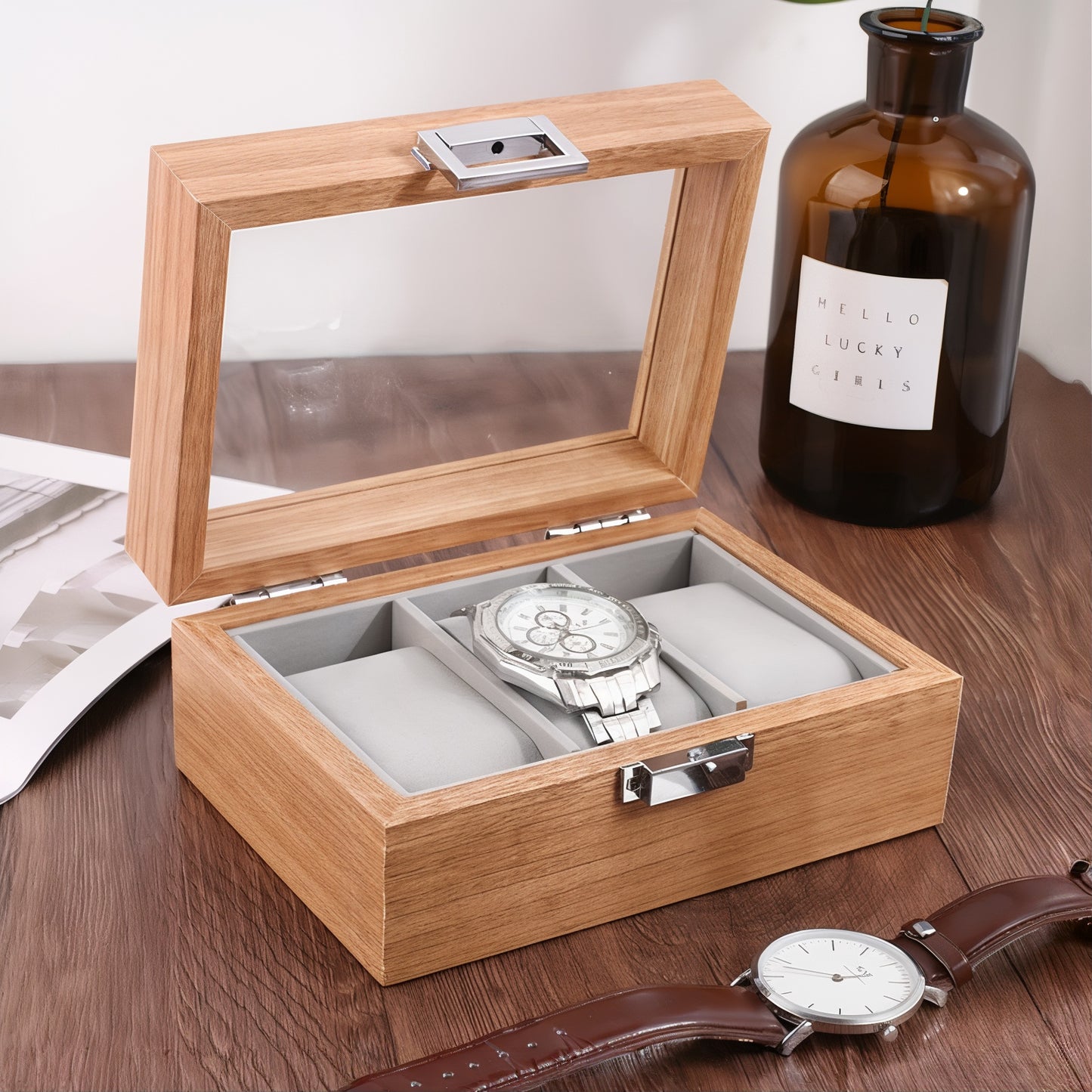 Boite a montre bois