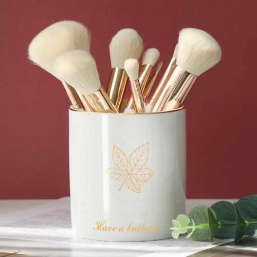 pot pinceaux maquillage en ceramique