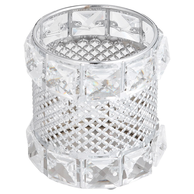 Pot à Pinceaux de Maquillage Design Cristal