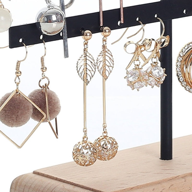 Porte boucles d'oreilles design 3 étages