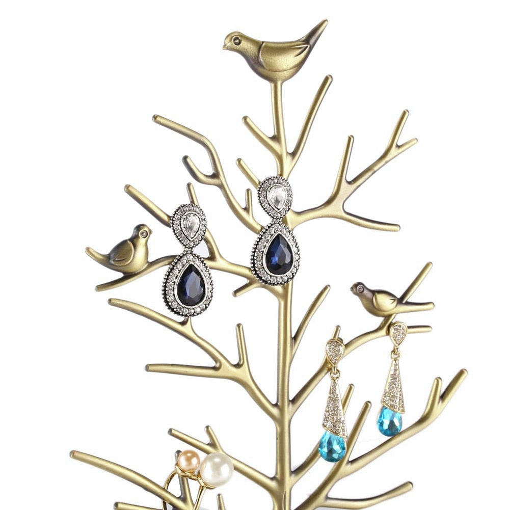 Arbre à bijoux en métal