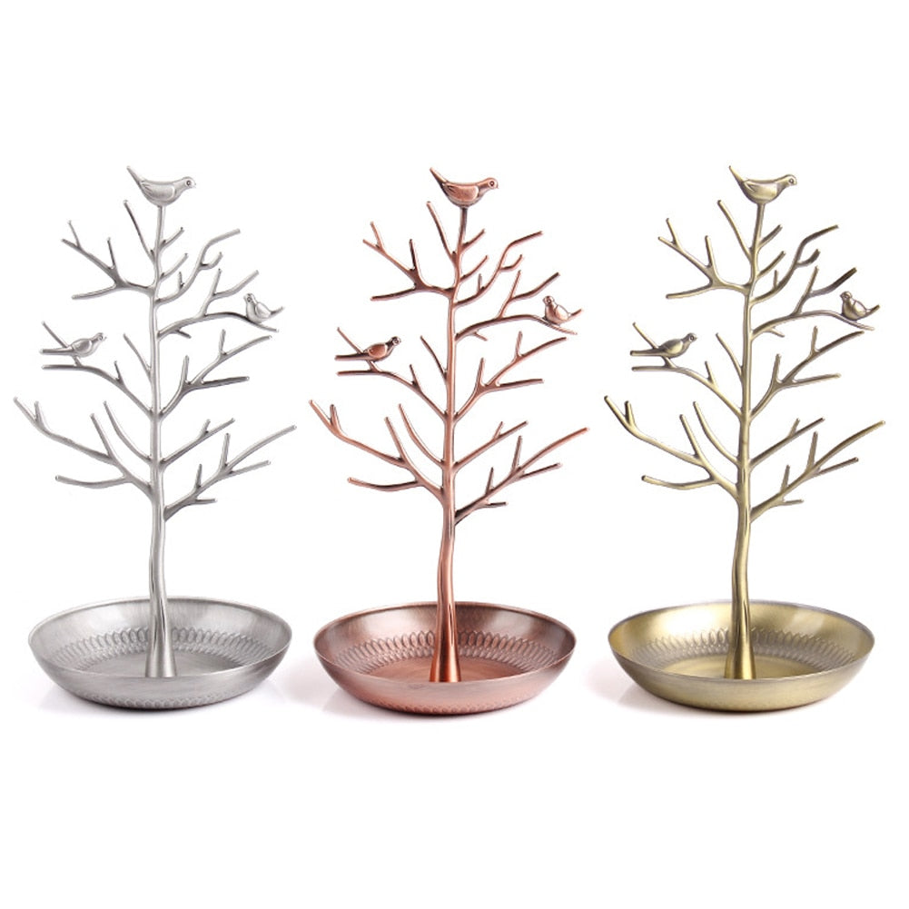 Arbre à bijoux en métal