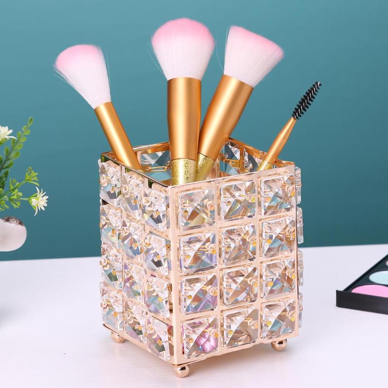 Pot à Pinceaux de Maquillage Design Cristal