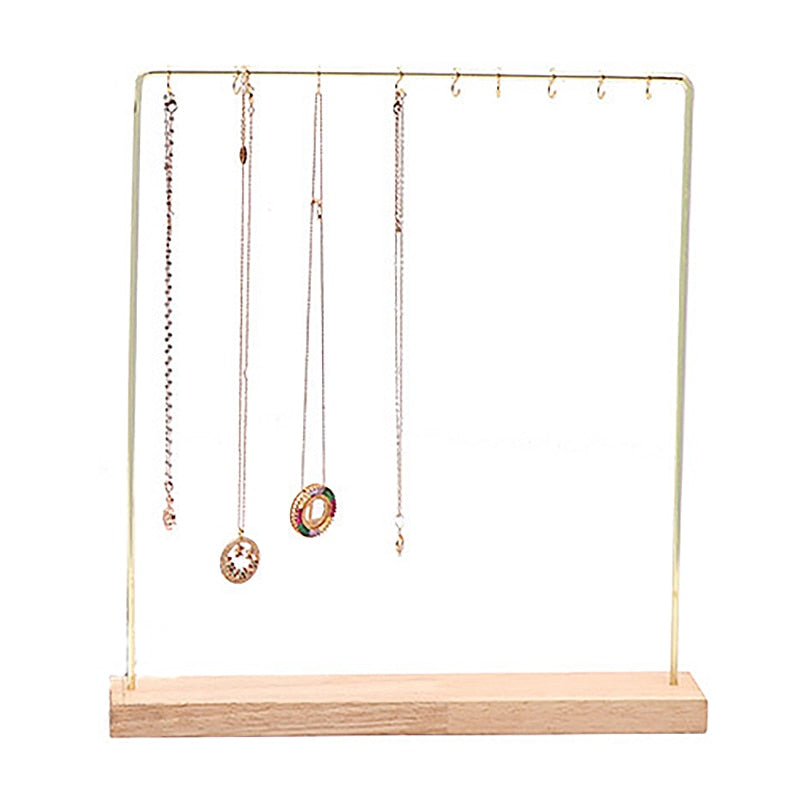 Accroche bijoux doré