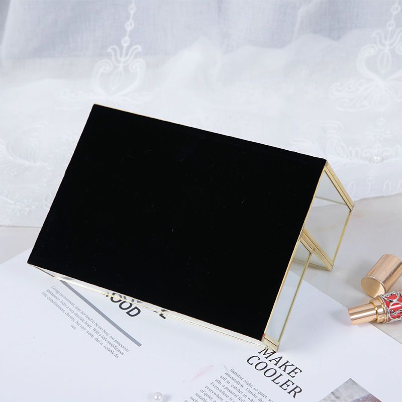 RANGEMENT DE MAQUILLAGE EN VERRE TRANSPARENT