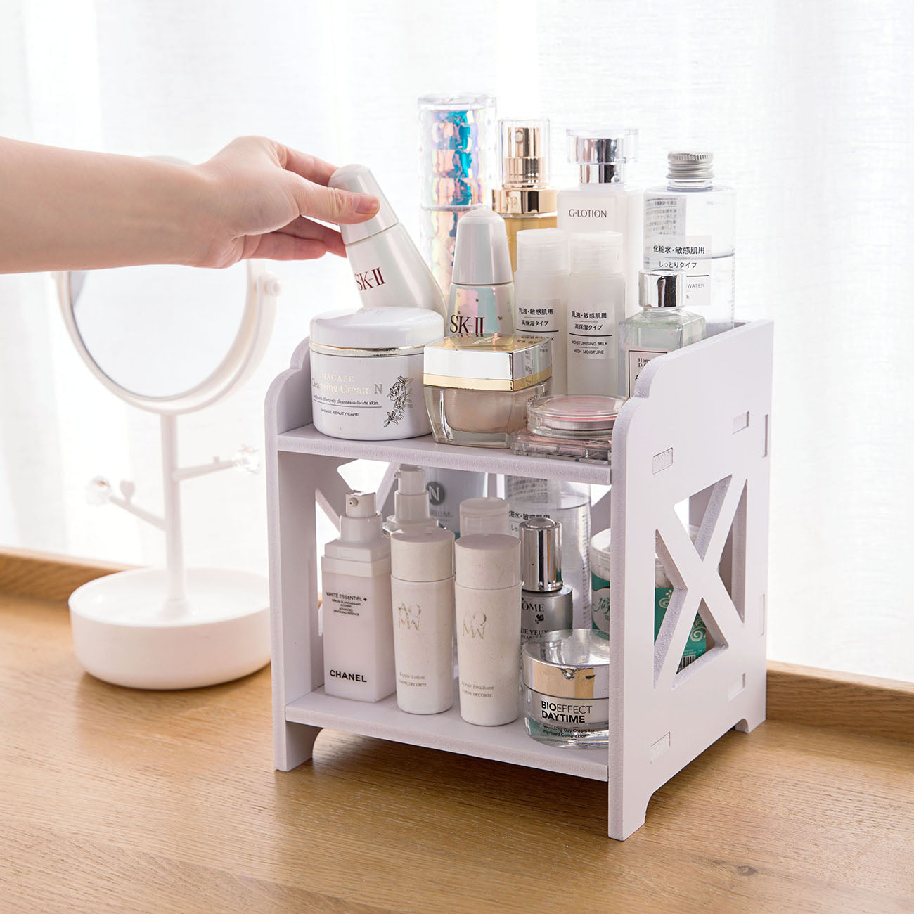 PETIT MEUBLE DE RANGEMENT MAQUILLAGE