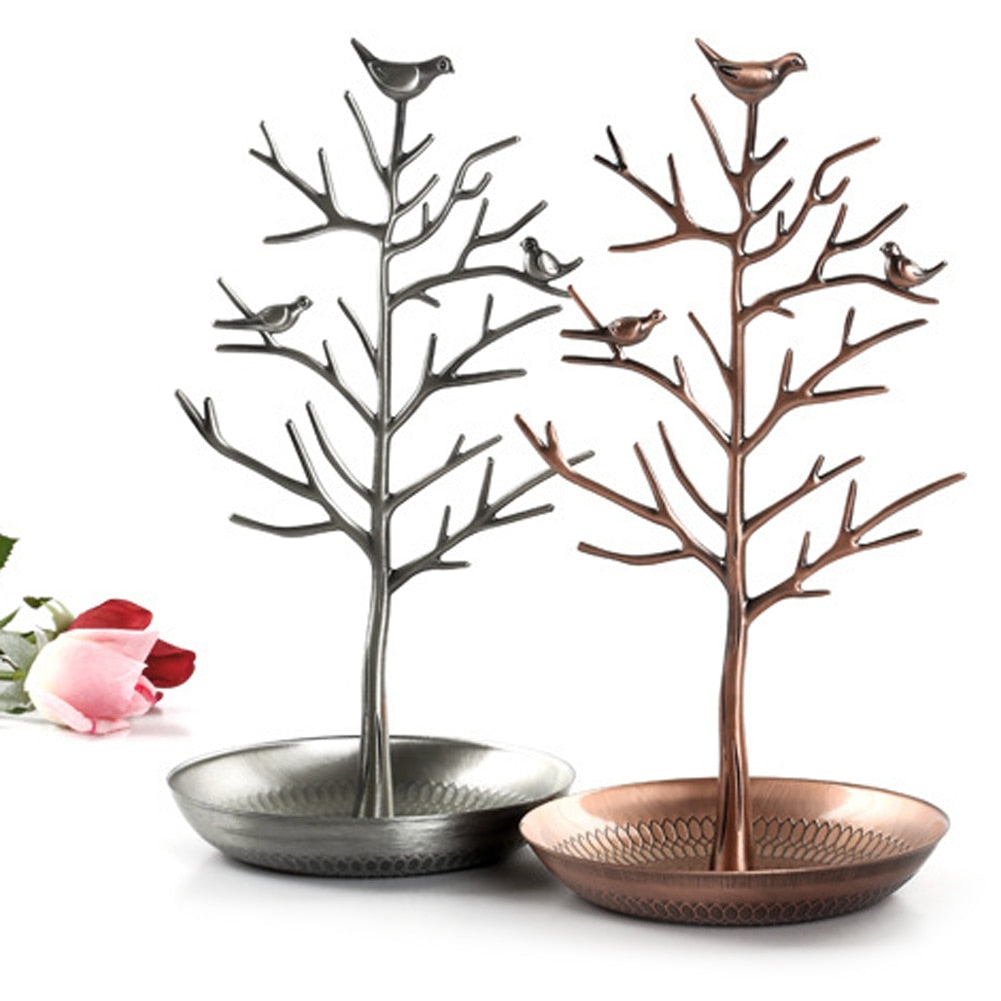 Arbre à bijoux en métal