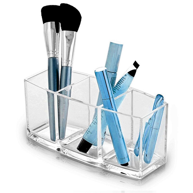 organisateur de maquillage compartiment en verre