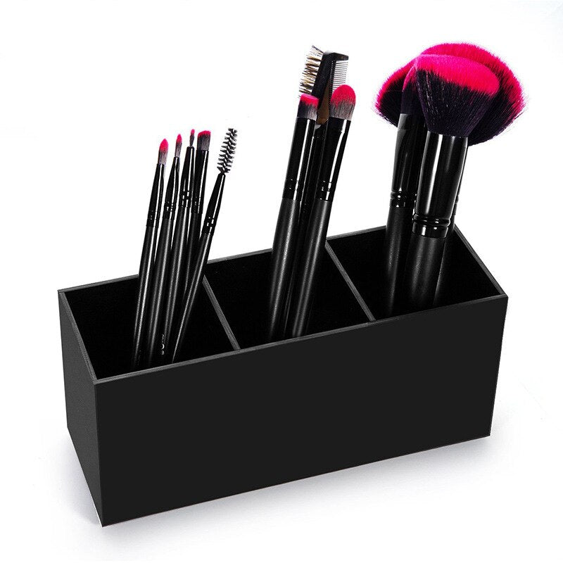 organisateur de maquillage compartiment en verre
