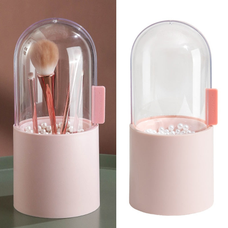 Pot à Pinceaux de Maquillage avec Perles