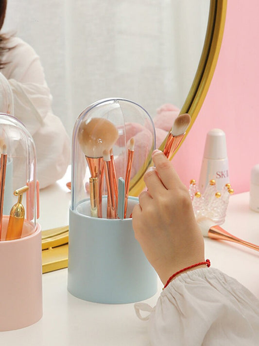 Pot à Pinceaux de Maquillage avec Perles