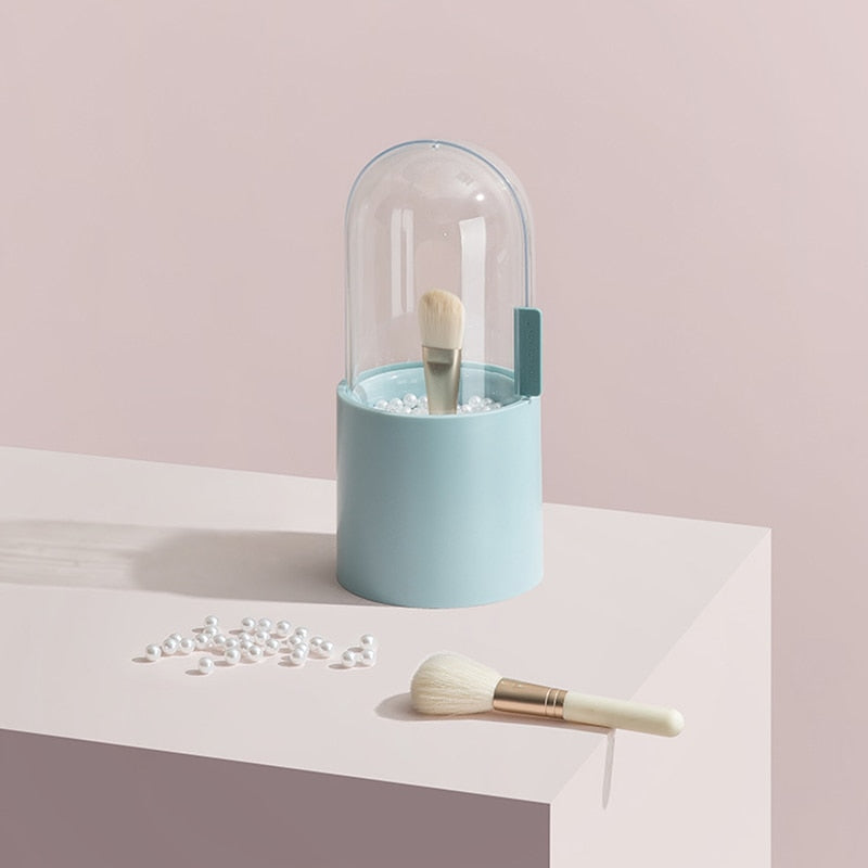 Pot à Pinceaux de Maquillage avec Perles