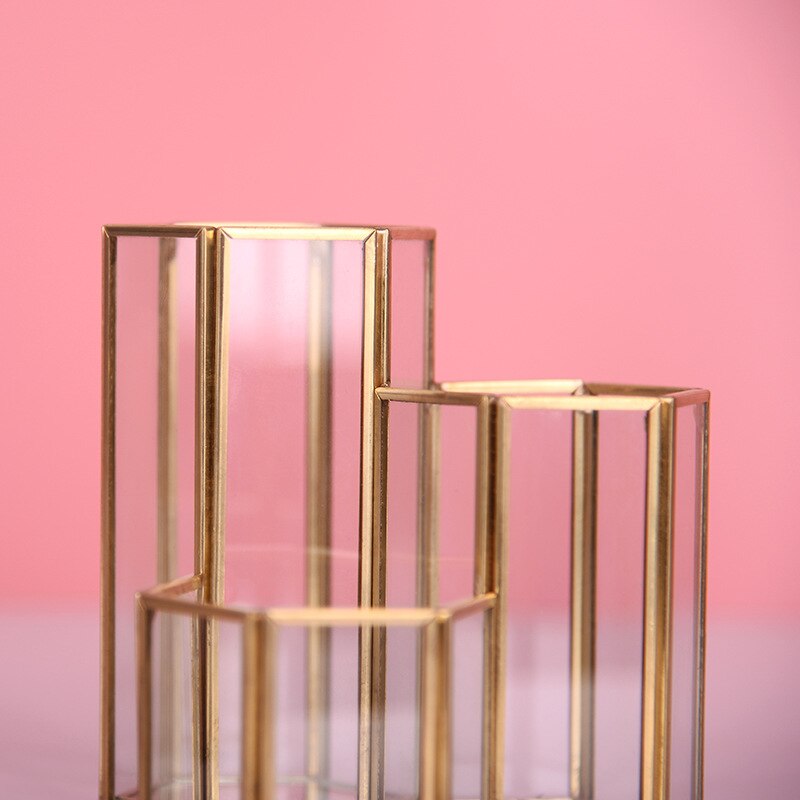 Pot Pinceaux de Maquillage en Verre