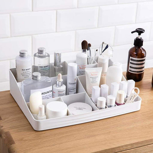 ORGANISATEUR COSMÉTIQUE BLANC