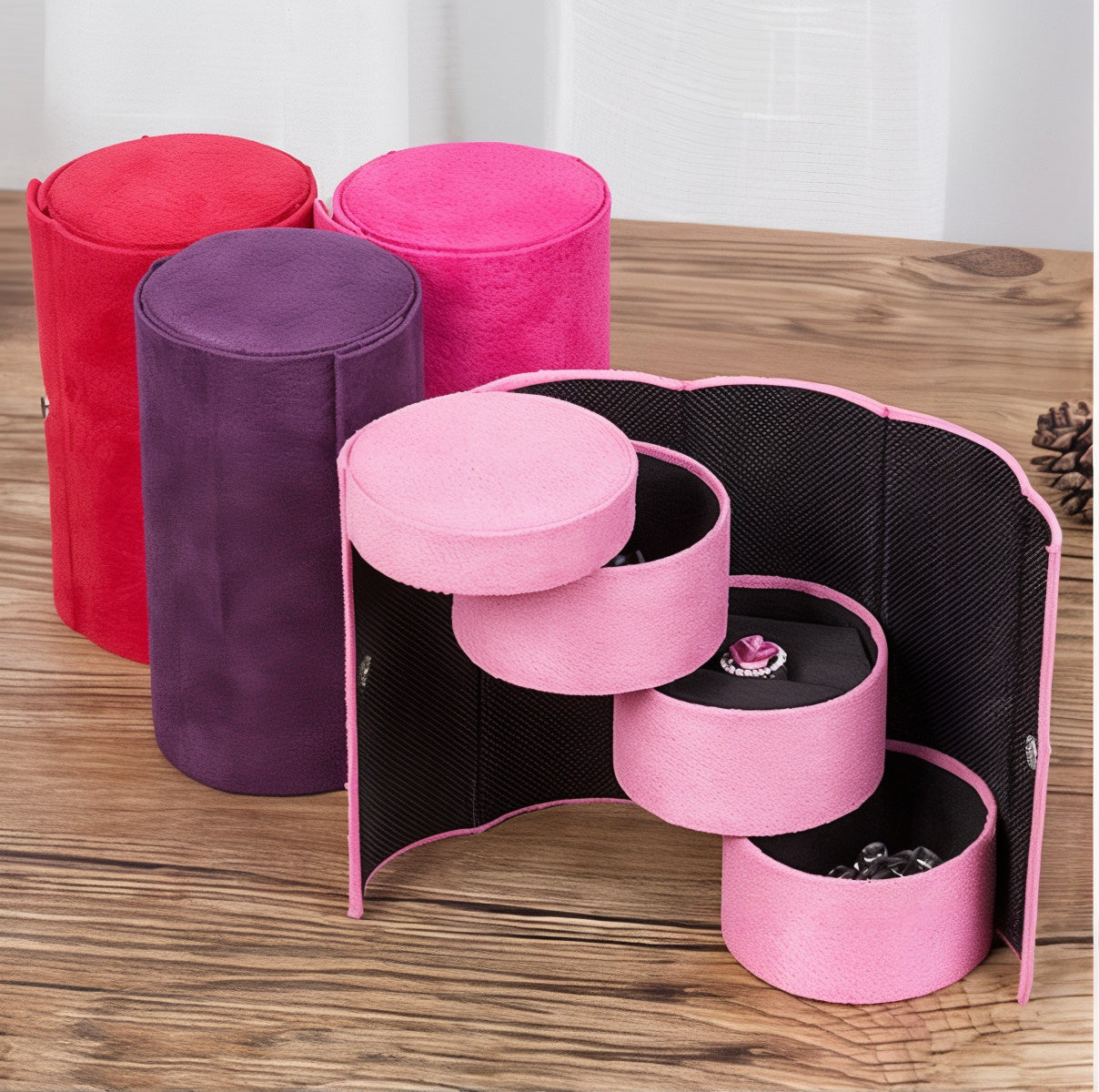 Coffret à bijoux en accordéon