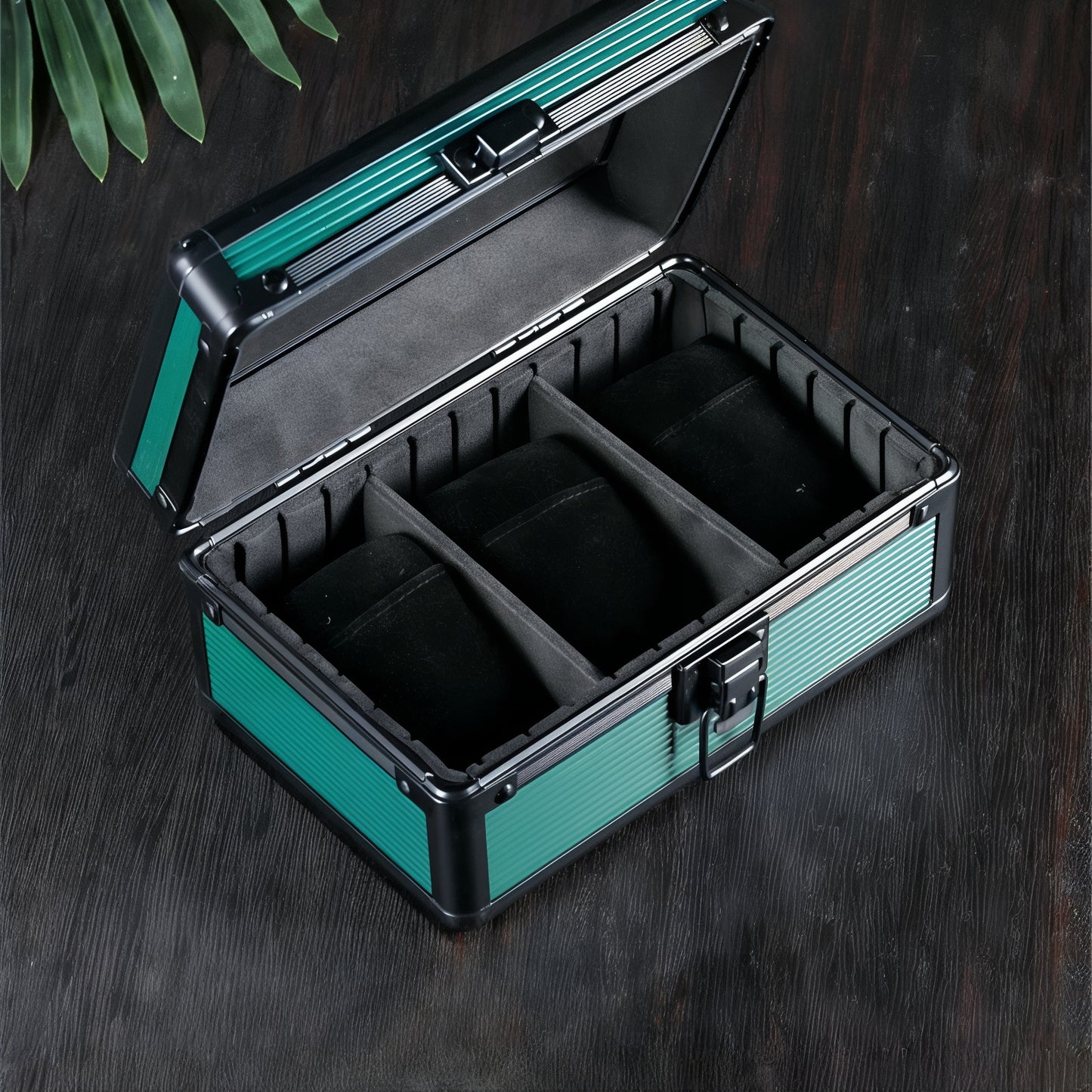 Boîte de Rangement pour Montres en Alliage d'Aluminium