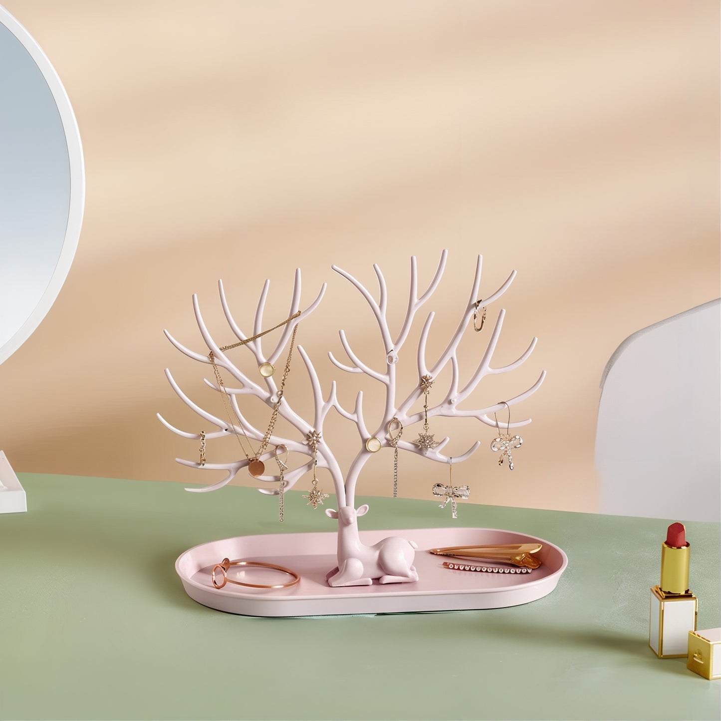 Arbre à bijoux cerf