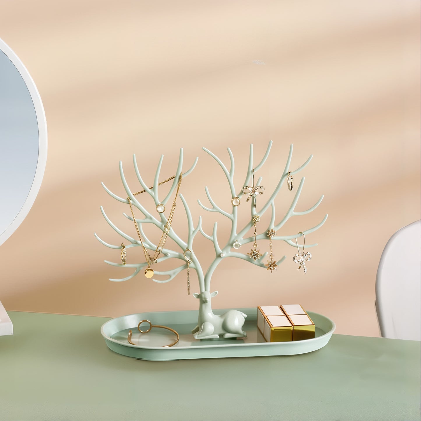 Arbre à bijoux cerf