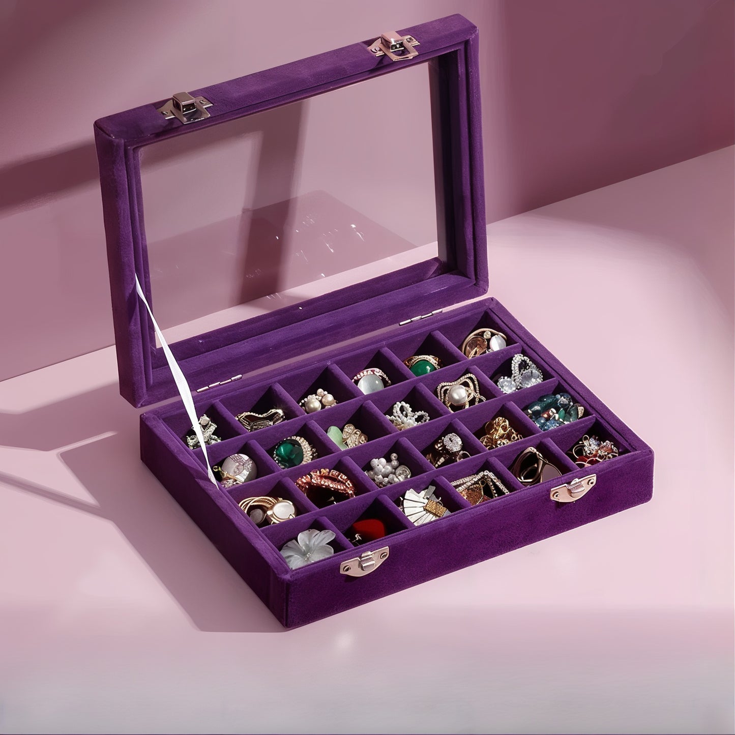 Coffret vitrine à bijoux