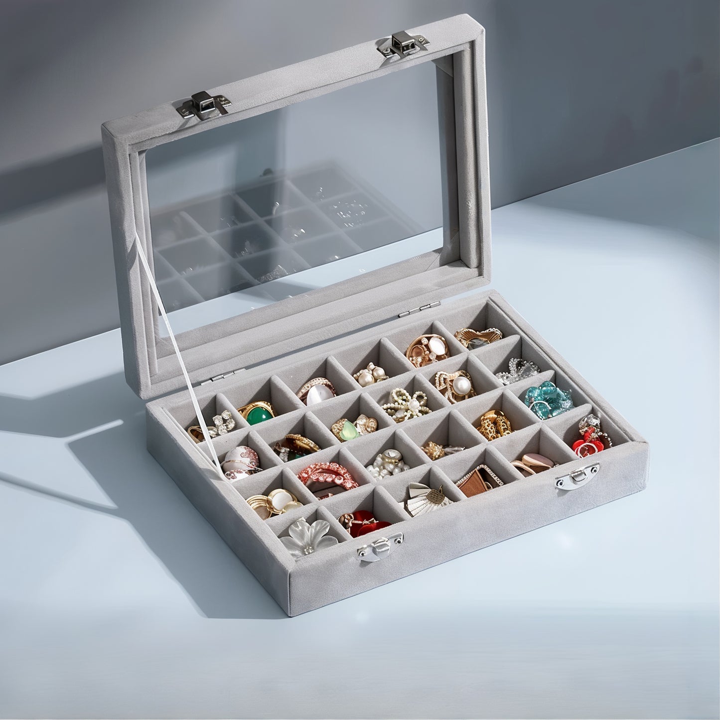 Coffret vitrine à bijoux