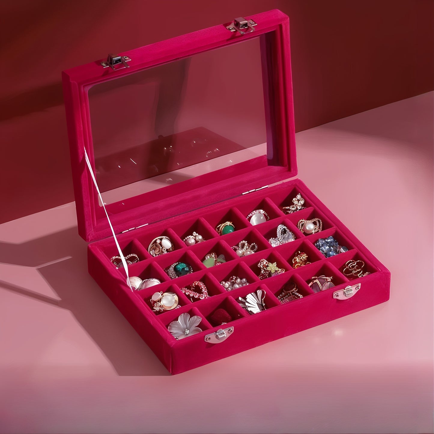Coffret vitrine à bijoux