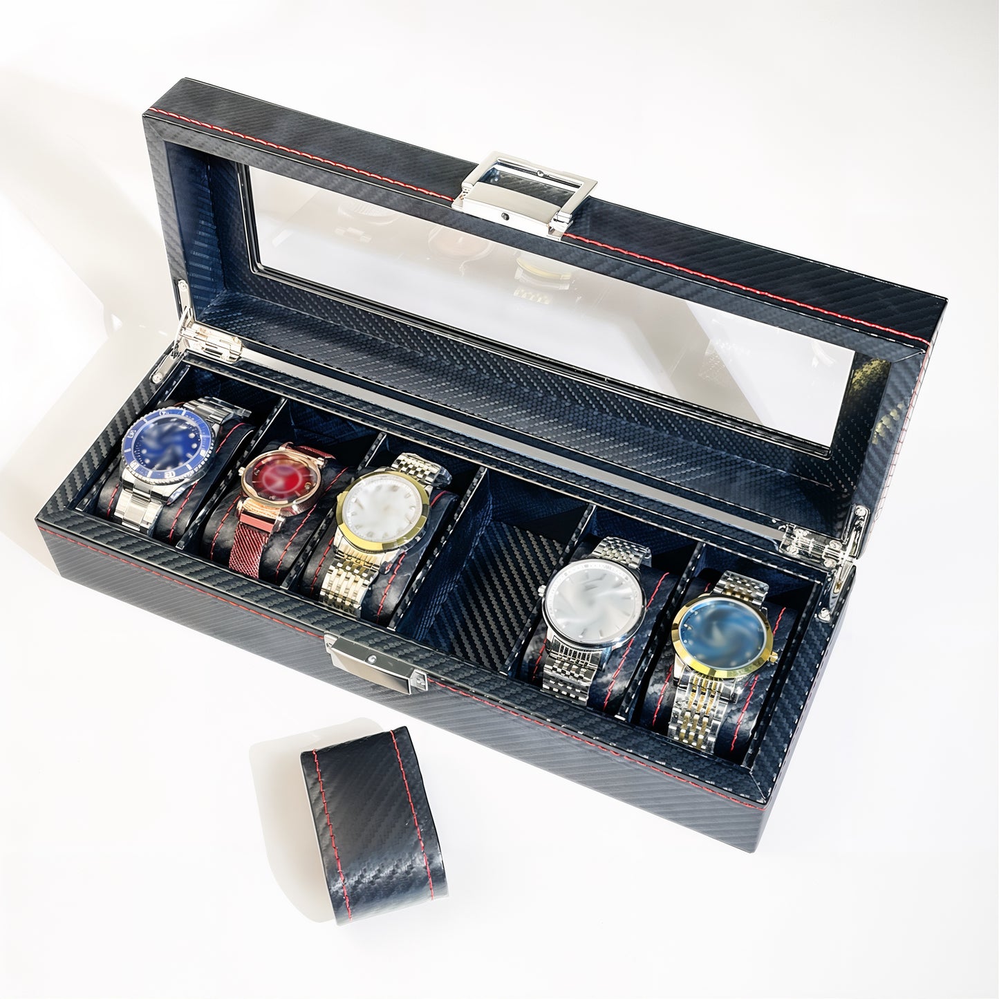 Boite de rangement design carbone