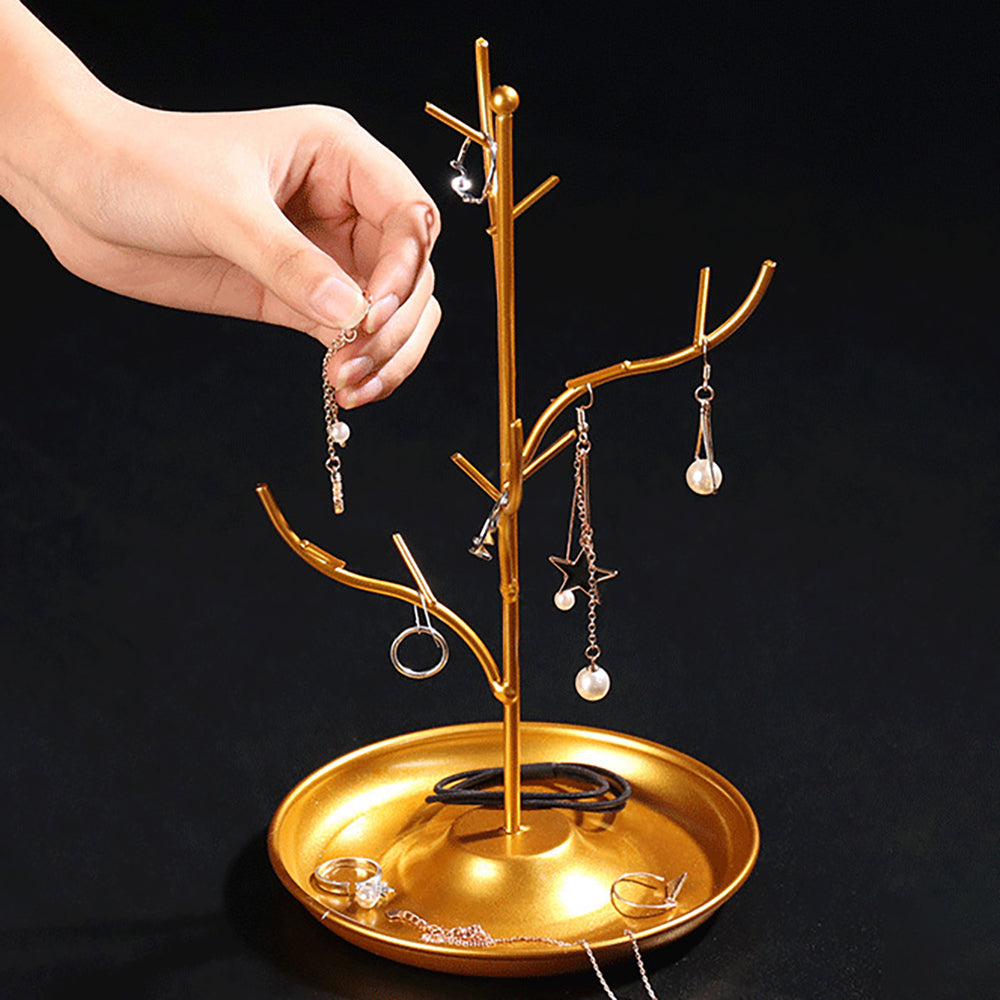 Porte Bijoux Arbre En Métal