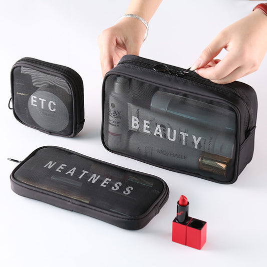 TROUSSE DE MAQUILLAGE DESIGN TRANSPARENTE
