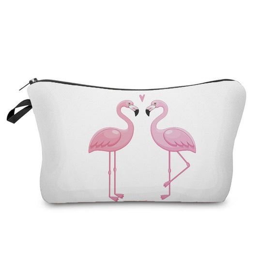 TROUSSE DE MAQUILLAGE COUPLE FLAMANT ROSE