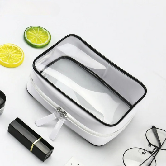 TROUSSE DE MAQUILLAGE TRANSPARENTE HALF