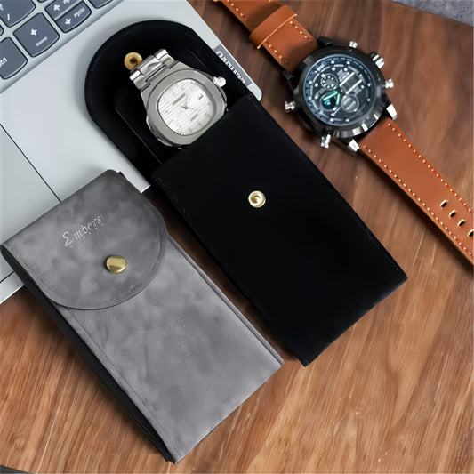 Etui en velours pour montre