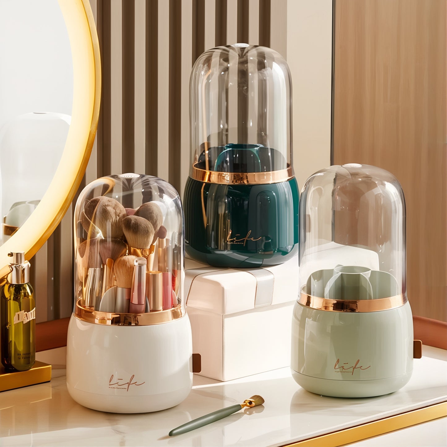 Organisateur de Maquillage avec protection lisse