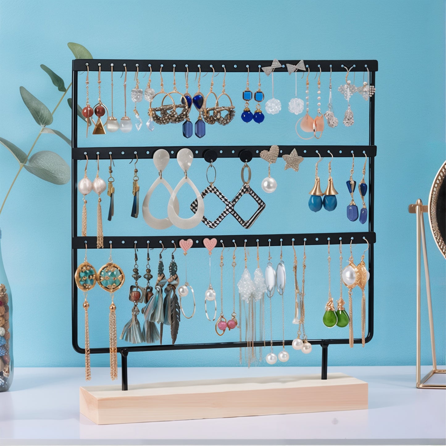 Présentoir Épuré à Boucles d'Oreilles