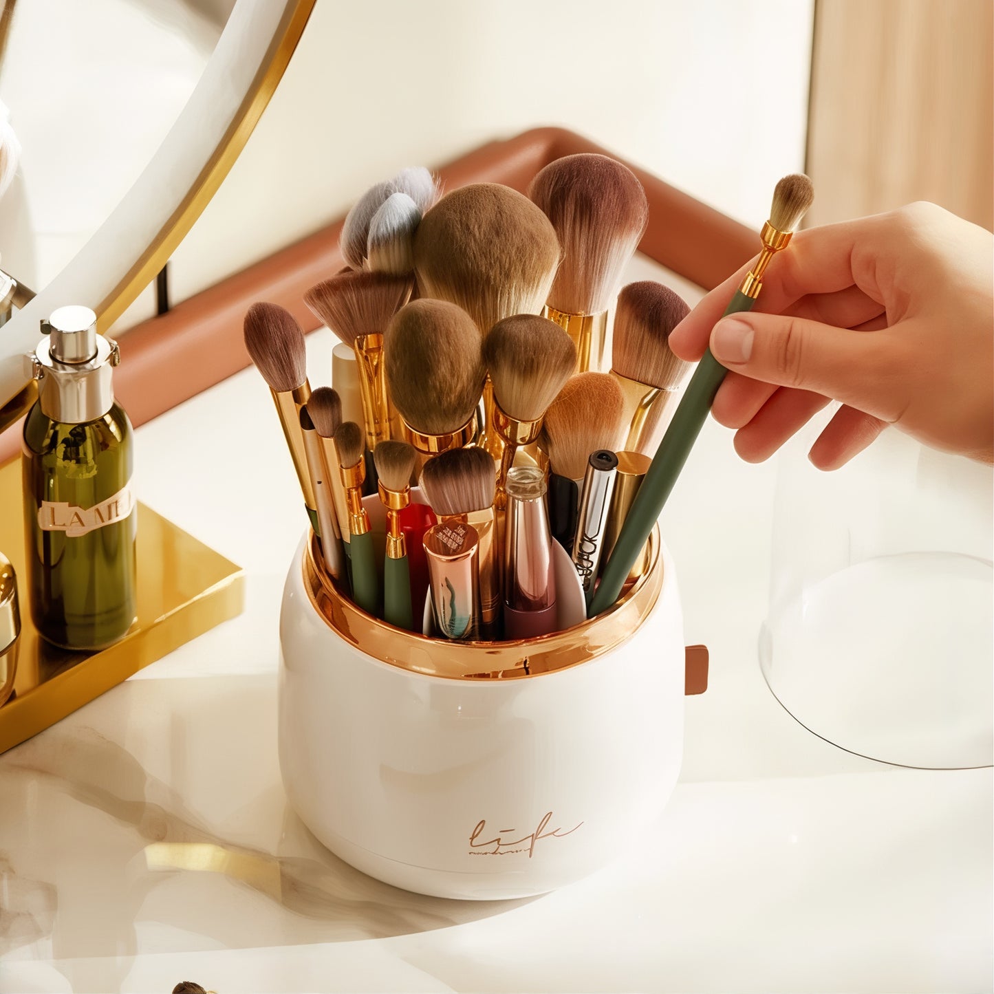 Organisateur de Maquillage avec protection lisse