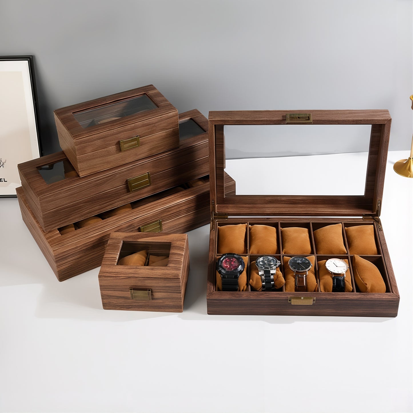 Boîte de Rangement pour Montres élégante