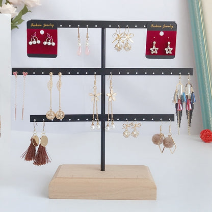 Porte boucles d'oreilles design 3 étages