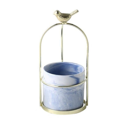 Rangement pinceaux de maquillage scandinave